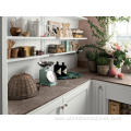 European Modern White Cheap Farmhouse Island Kitchen Cabinet